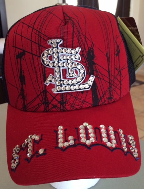 St. Louis Cardinals Bling Jersey Loaded With Swarovski